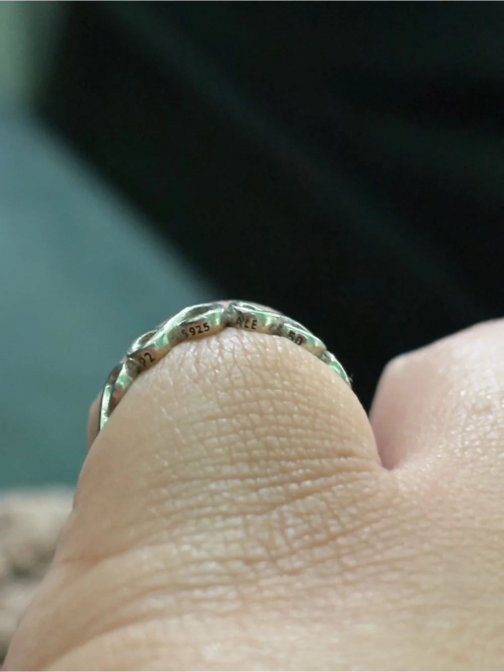 Pandora Silver Infinity Stackable Ring